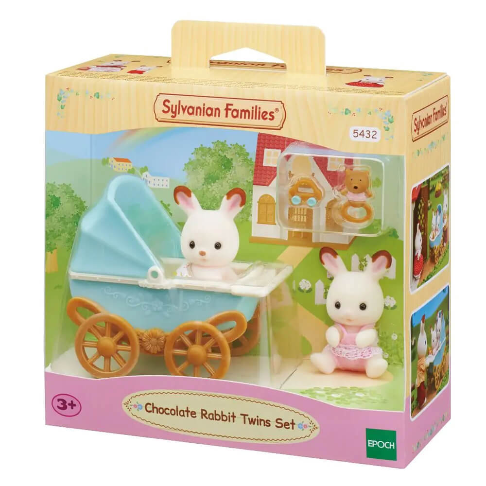 Sylvanian Families Chocolate Rabbit Twins Set 5432